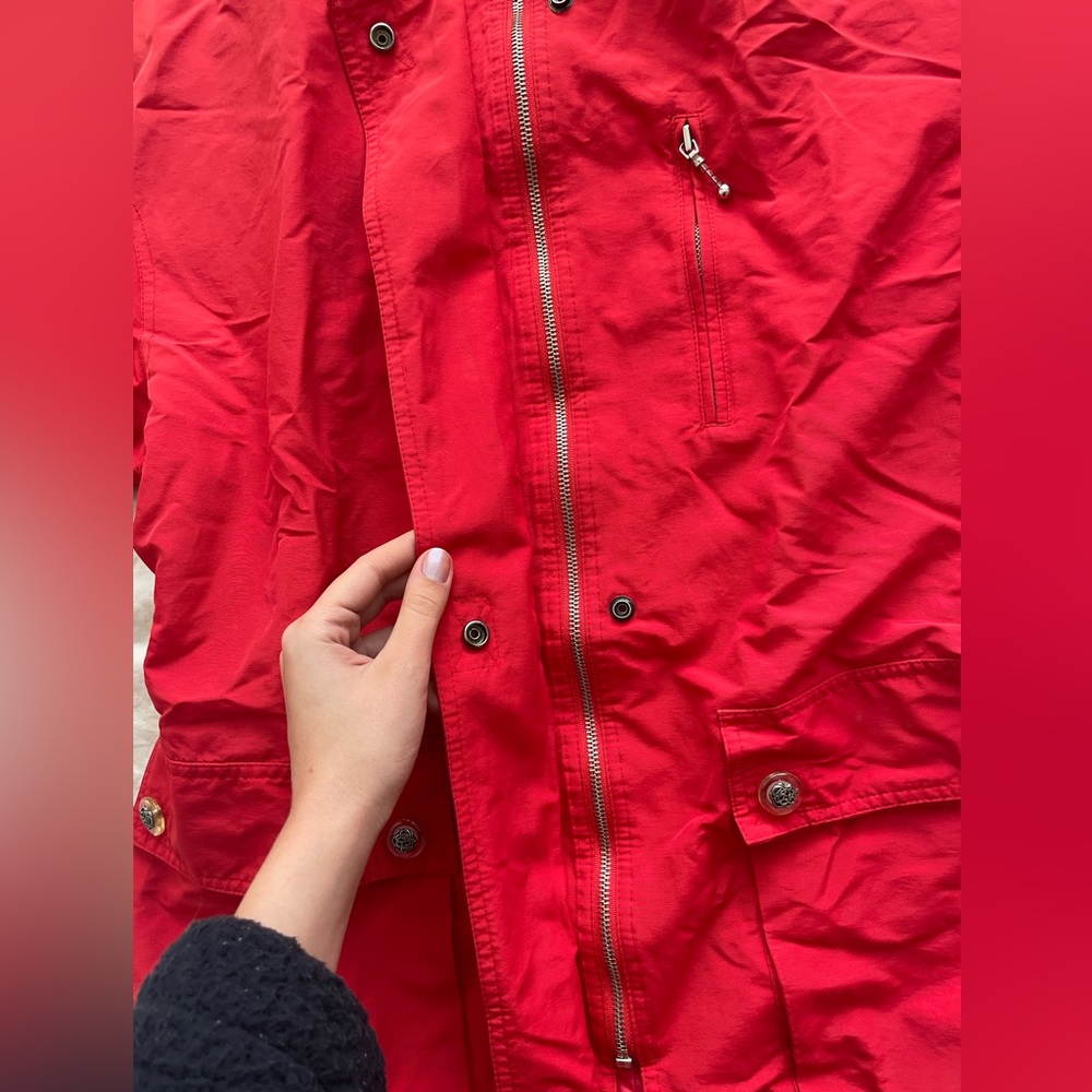 Red winter coat - Picture 4 of 5